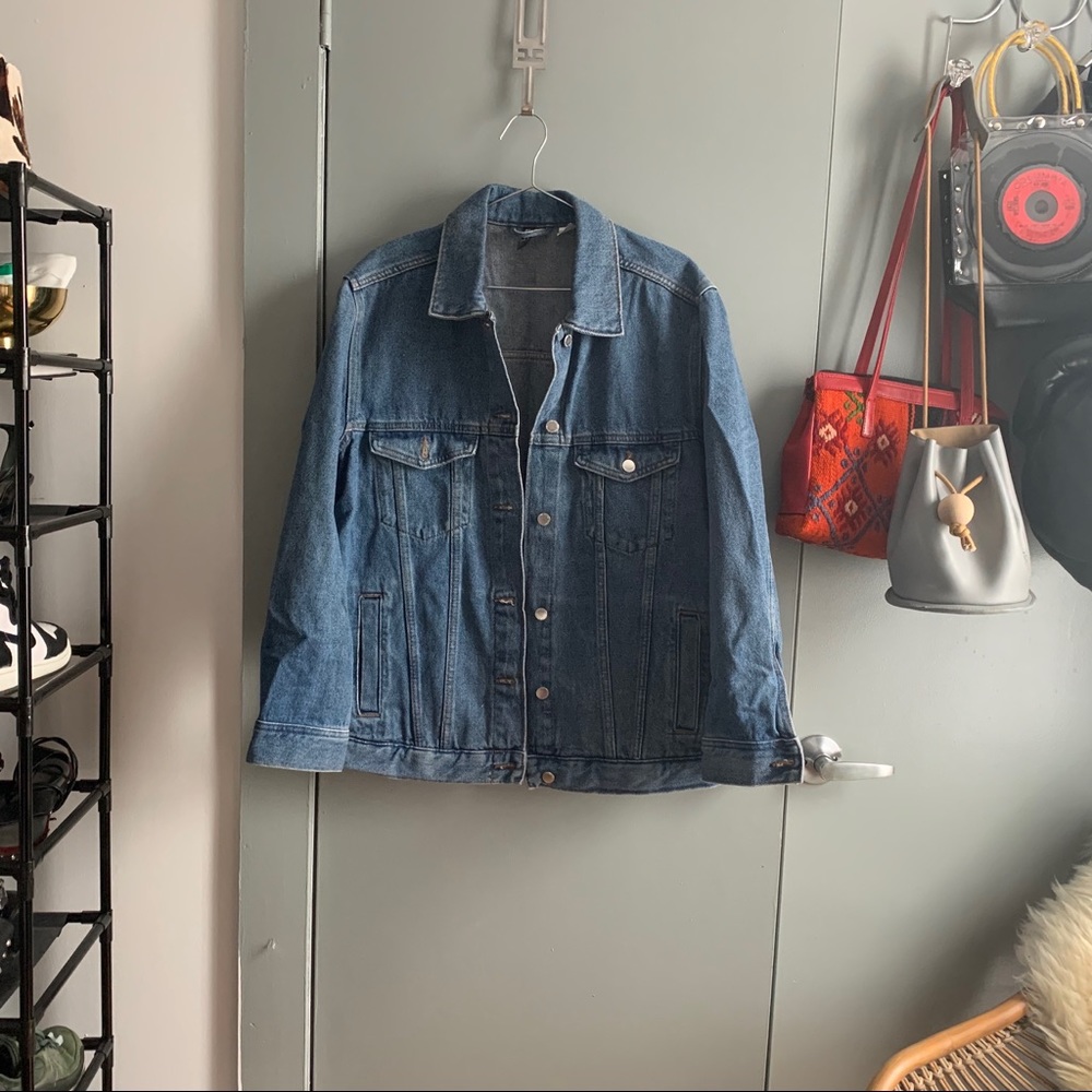 H&M oversized denim jacket